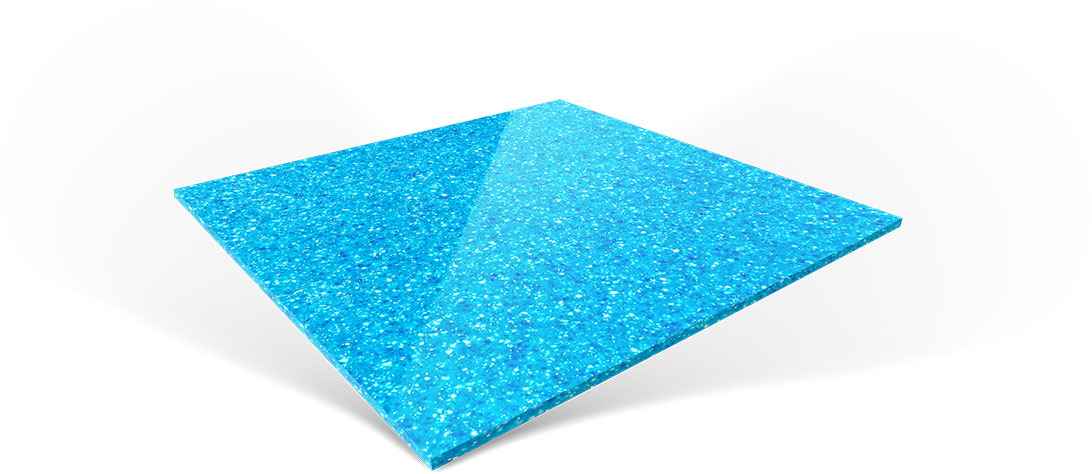 Reef Blue gelcoat pool color