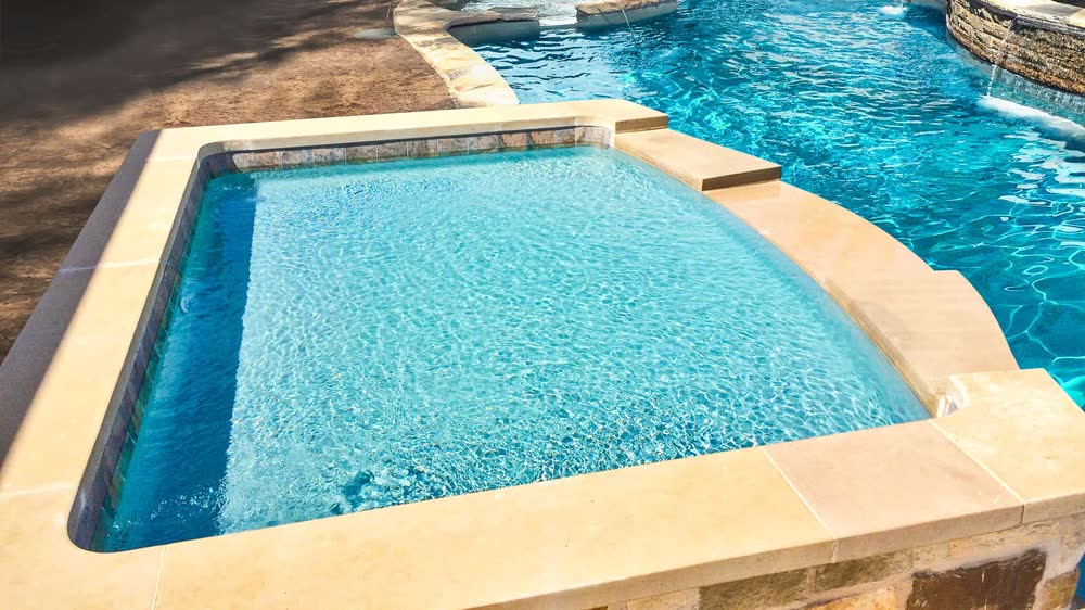The Pearl Tanning Ledge by Imagine Pools