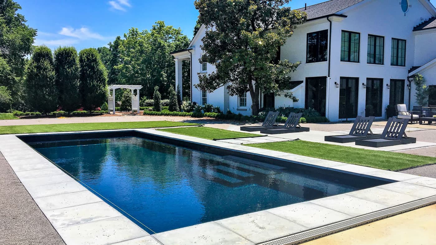The Celebration fiberglass pool by Imagine Pools