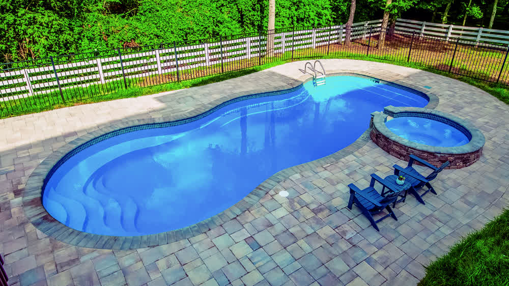 Imagine Pools fiberglass pool