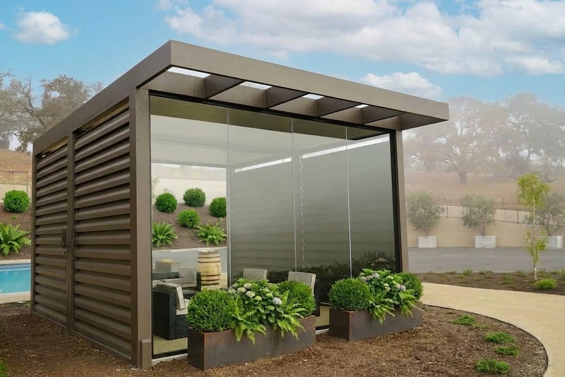 Outdoor Elements GLIDE Frameless Glass