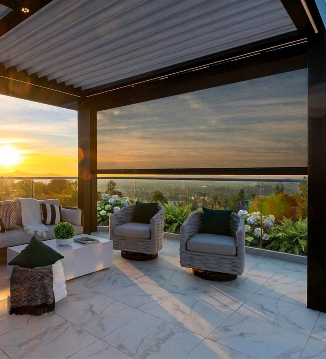 Outdoor Elements Motorized Screens