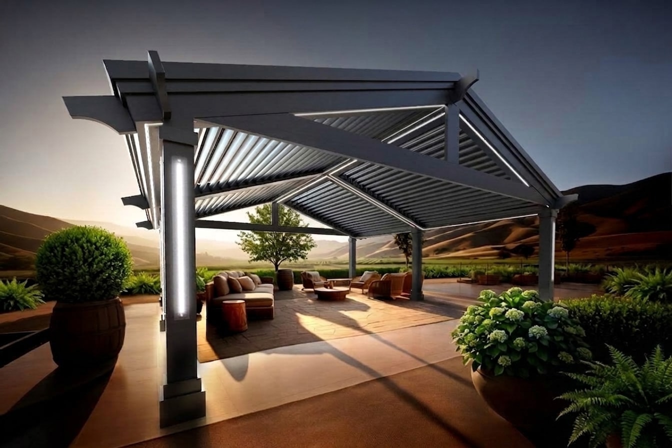 Outdoor Elements Skypeak aluminum pergola system