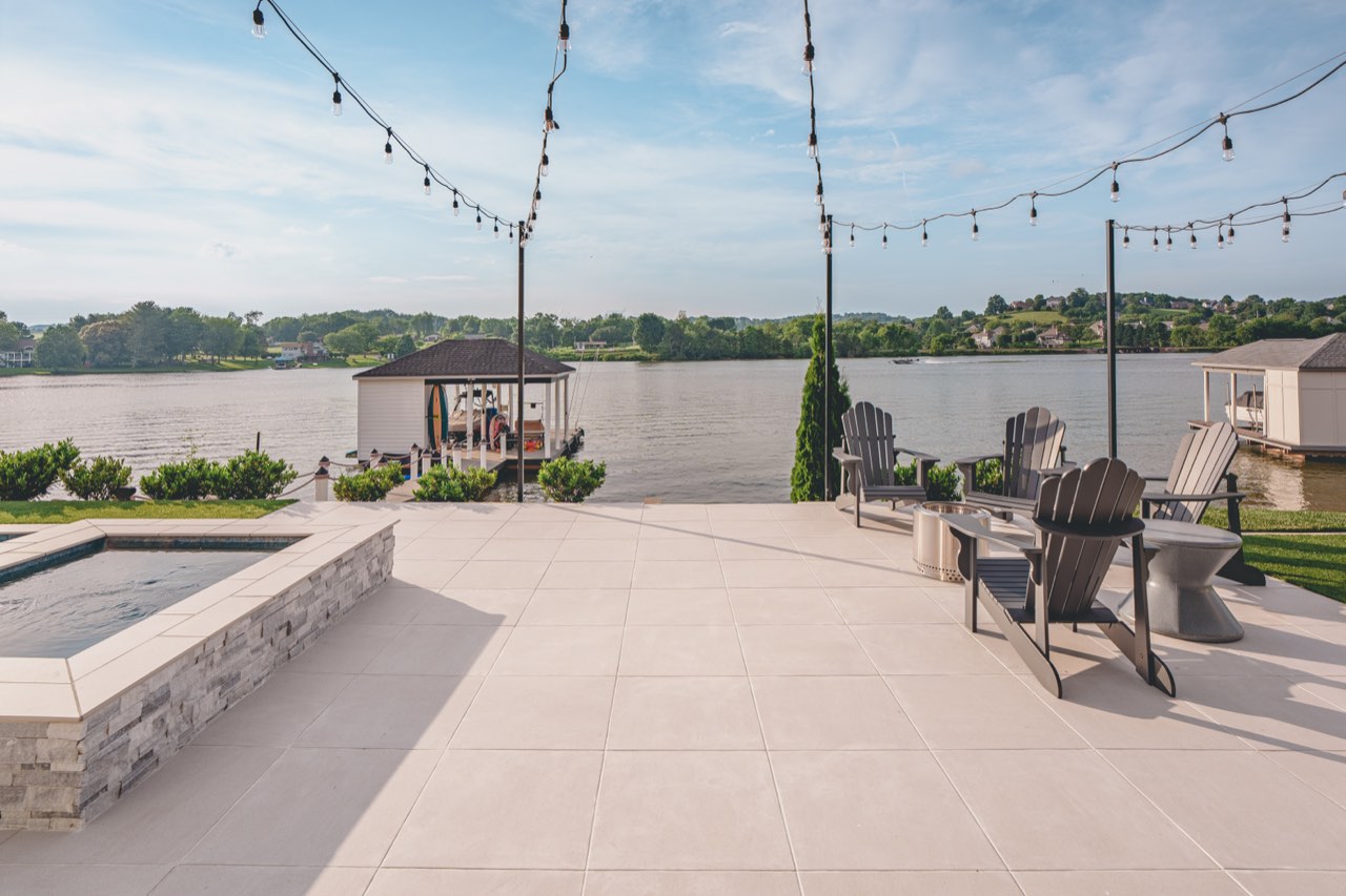 Paver Patio, Adirondack Lounge & Spa at Lakeside