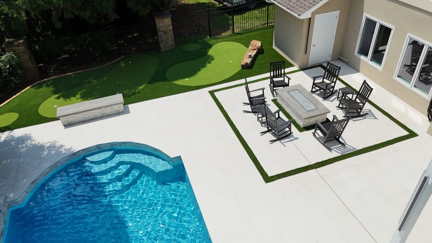 Elevated in Kensington, Composite Deck, Porcelain, Fire Pit & Putting Green in Knoxville, TN - photo 7