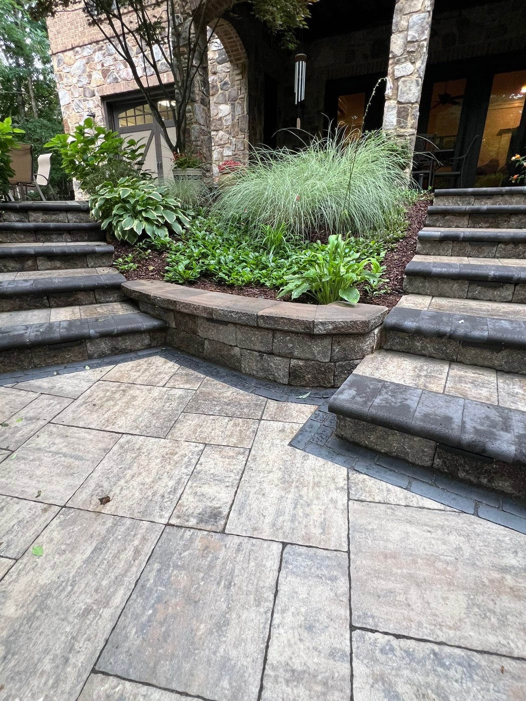 Reborn at Tennessee National, Two-Level Paver Patios, Walls & Lighting in Loudon, TN - photo 6