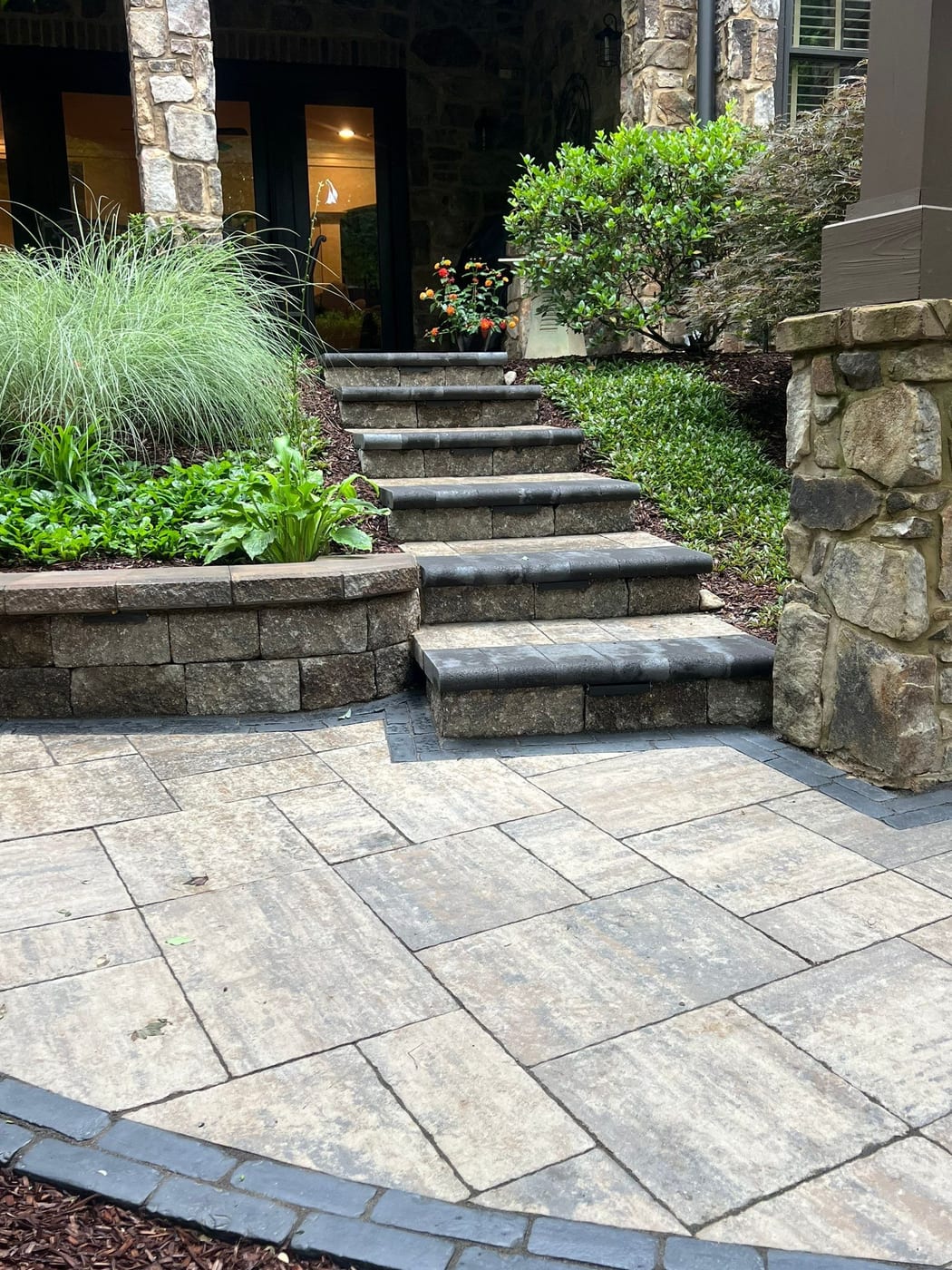 Reborn at Tennessee National, Two-Level Paver Patios, Walls & Lighting in Loudon, TN - photo 8