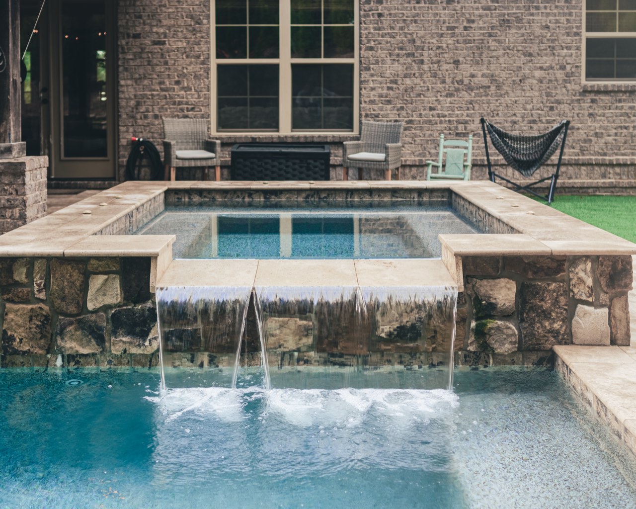 The Travertine Revival, Hardscape Redo, Travertine & Turf in East Tennessee - photo 2